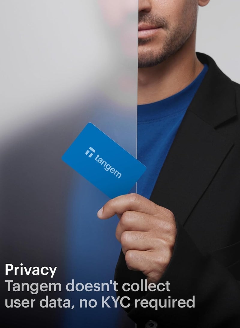 tangem محفظة العملات الرقمية الصلبة 2.0 [عبوة من 3 بطاقات] - هايبر بلو - Image 3